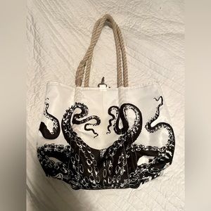 Sea Bags Maine Octopus Sailboat Tote.